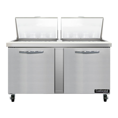 Continental SW60N24M 60" Sandwich/salad Prep Table W/ Refrigerated Base, 115v-cityfoodequipment.com
