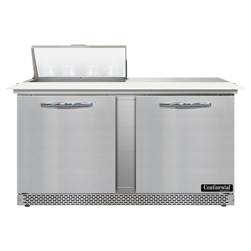Continental SW60N8C-FB 60" Sandwich/salad Prep Table W/ Refrigerated Base, 115v-cityfoodequipment.com