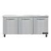 Continental SW72N 72" Worktop Refrigerator w/ (3) Sections, 115v-cityfoodequipment.com