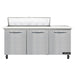 Continental SW72N12C 72" Sandwich/Salad Prep Table w/ Refrigerated Base, 115v-cityfoodequipment.com