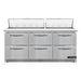 Continental SW72N18C-FB-D 72" Sandwich/salad Prep Table W/ Refrigerated Base, 115v-cityfoodequipment.com