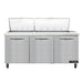Continental SW72N27M 72" Sandwich/Salad Prep Table w/ Refrigerated Base, 115v-cityfoodequipment.com