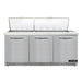 Continental SW72N27M-FB 72" Sandwich/salad Prep Table W/ Refrigerated Base, 115v-cityfoodequipment.com