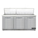 Continental SW72N30M-FB 72" Sandwich/Salad Prep Table w/ Refrigerated Base, 115v-cityfoodequipment.com