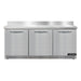 Continental SW72NBS-FB 72" Worktop Refrigerator W/ (3) Sections, 115v-cityfoodequipment.com