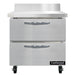 Continental SWF32NBS-D 32" W Worktop Freezer w/ (1) Section & (2) Drawers, 115v-cityfoodequipment.com