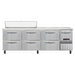 Continental RA93SN12-D 93" Sandwich/Salad Prep Table w/ Refrigerated Base, 115v-cityfoodequipment.com