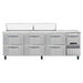 Continental RA93SN18-D 93" Sandwich/Salad Prep Table w/ Refrigerated Base, 115v-cityfoodequipment.com
