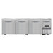 Continental RA93SN-U 93"W Undercounter Refrigerator w/ (4) Sections & (4) Doors, 115v-cityfoodequipment.com