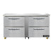 Continental SW60N-U-D 60" W Undercounter Refrigerator w/ (2) Sections & (4) Drawers, 115v-cityfoodequipment.com