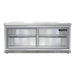 Continental SW72NSGD-FB 72" Worktop Refrigerator W/ (3) Sections, 115v-cityfoodequipment.com