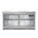 Continental SW60NSGD-FB 60" Worktop Refrigerator W/ (2) Sections, 115v-cityfoodequipment.com
