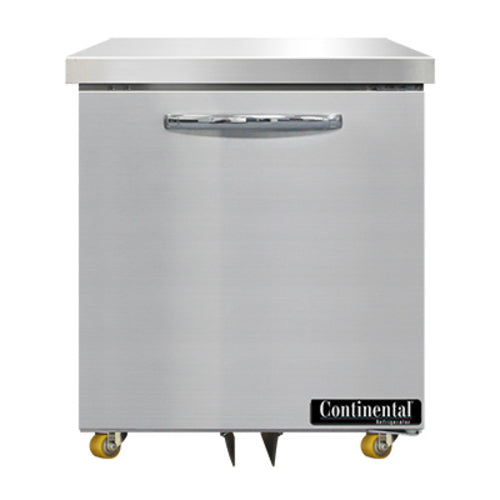 Continental SWF27N-U 27" W Undercounter Freezer w/ (1) Section & (1) Door, 115v-cityfoodequipment.com