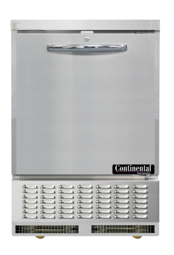 Continental UC24SN 24" Undercounter Refrigerator w/ (1) Section & (1) Door, 115v-cityfoodequipment.com