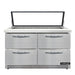 Continental SW48N18M-HGL-FB-D 48" Sandwich/Salad Prep Table w/ Refrigerated Base, 115v-cityfoodequipment.com