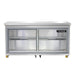 Continental SW60NSGD-U 60" W Undercounter Refrigerator w/ (2) Sections & (2) Doors, 115v-cityfoodequipment.com