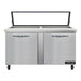 Continental SW60N24M-HGL 60" Sandwich/salad Prep Table W/ Refrigerated Base, 115v-cityfoodequipment.com