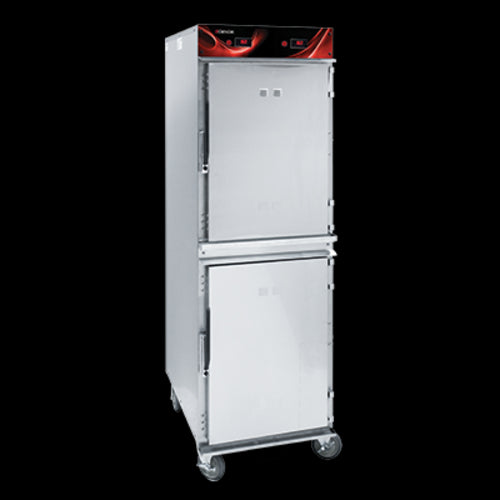 Cres Cor 1000-HH-SS-2DX Full Height Insulated Mobile Heated Cabinet w/ (16) Pan Capacity, 120v-cityfoodequipment.com