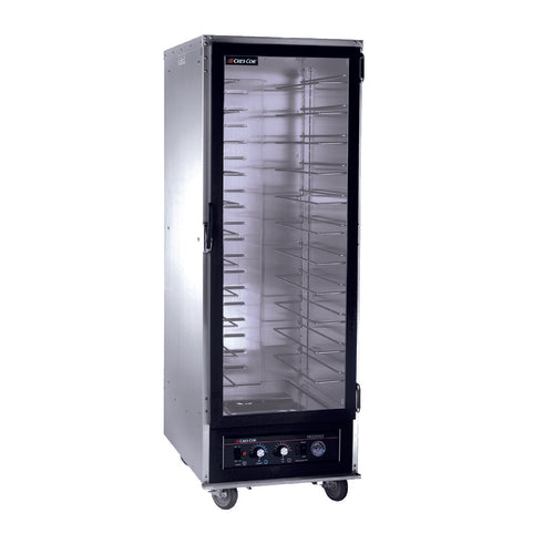 Cres Cor 121-PH-UA-11D Full Height Non-Insulated Mobile Heated Cabinet w/ (11) Pan Capacity, 120v-cityfoodequipment.com