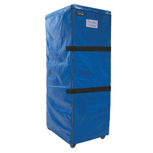 Cres Cor 5234-083 Insulated Pan Rack Cover - 22"W X 30"D X 70"H, Blue Vinyl-cityfoodequipment.com