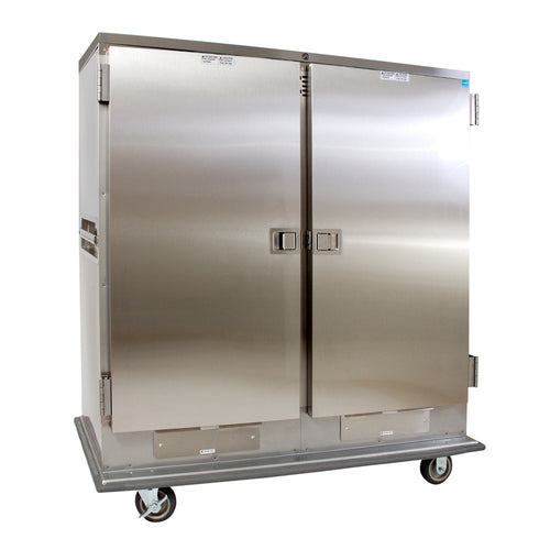 Cres Cor CCB150 Heated Banquet Cart - (150) Plate Capacity, Stainless, 120v-cityfoodequipment.com