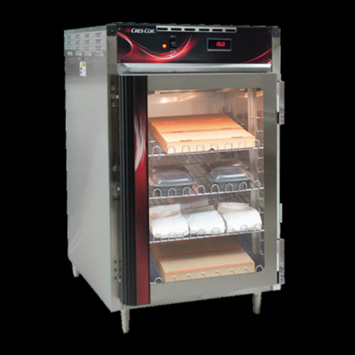 Cres Cor H-138-NPS-CC1MC5Q 1/2 Height Insulated Mobile Stationary Cabinet w/ (4) Pan Capacity, 120v-cityfoodequipment.com