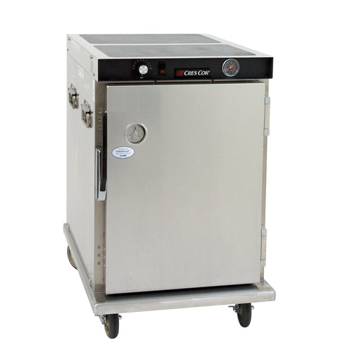 Cres Cor H-339-12-188C 1/2 Height Insulated Mobile Heated Cabinet w/ (8) Pan Capacity, 120v-cityfoodequipment.com
