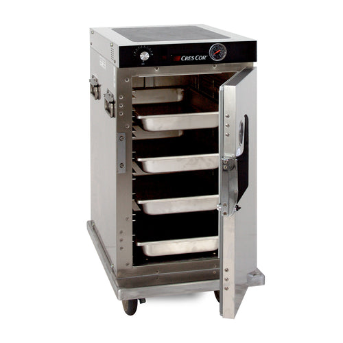 Cres Cor H-339-SS-128C 1/2 Height Insulated Mobile Heated Cabinet w/ (8) Pan Capacity, 120v-cityfoodequipment.com