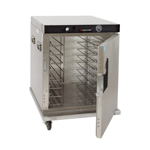 Cres Cor H-339-SS-UA-8C 1/2 Height Insulated Mobile Heated Cabinet w/ (8) Pan Capacity, 120v-cityfoodequipment.com