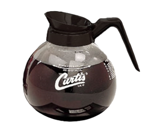 Curtis 70180100306 64 Oz Regular Coffee Decanter W/ Black Plastic Handle-cityfoodequipment.com