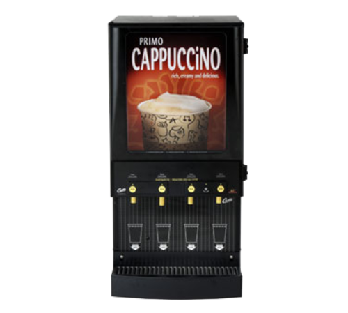 Curtis CAFEPC4CL10000 Cappuccino Machine W/ (1) 4 Lb Hopper & (4) Dispenser, 120v-cityfoodequipment.com