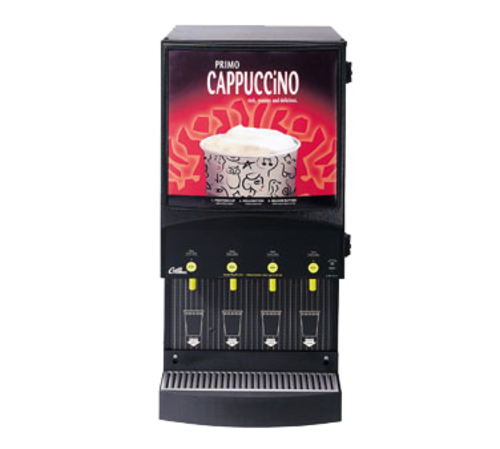 Curtis CAFEPC4CS10000 Cappuccino Machine W/ (1) 4 Lb Hopper & (4) Dispenser, 120v-cityfoodequipment.com