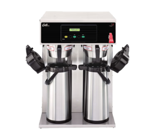 Curtis D1000GT12A000 3 Gal Twin Airpot Coffee Brewer W/ Digital Programming, 220v/1ph-cityfoodequipment.com