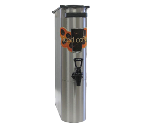 Curtis TCNC 3 1/2 Gal Narrow Iced Tea Coffee Dispenser W/ Handles-cityfoodequipment.com