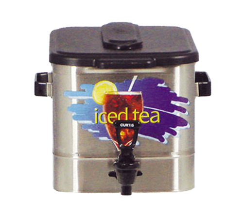 Curtis TCO308ARS000 3 Gal Oval Iced Tea Dispenser W/ Handles-cityfoodequipment.com