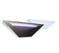 Curtron BL100-W-COMBO Silent Fly Trap W/ Replacement Glue Boards - 15 Watt UV Light, Covers 900 Sq. Ft., White-cityfoodequipment.com