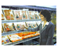 Curtron C-55 55" Reach-Through Strip Curtain - 6" Wide Strips, PVC-cityfoodequipment.com