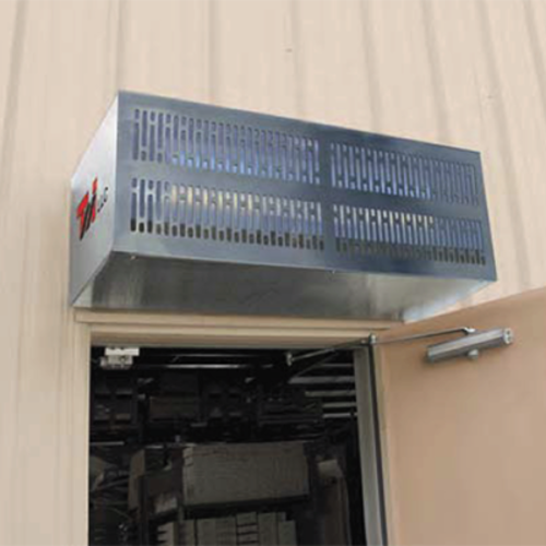 Curtron S-IBD-48-1 48" Insect Control Air Curtain For Commercial Back Door - (1) Speed, Aluminum-cityfoodequipment.com