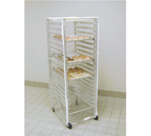 Curtron SUPRO-16-EC Rack Cover W/ Universal Load, Clear PVC-cityfoodequipment.com
