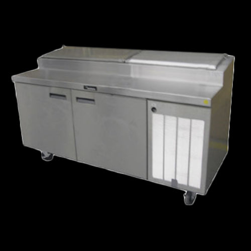 Delfield 18672PTBMP 72" Pizza Prep Table w/ Refrigerated Base, 115v-cityfoodequipment.com