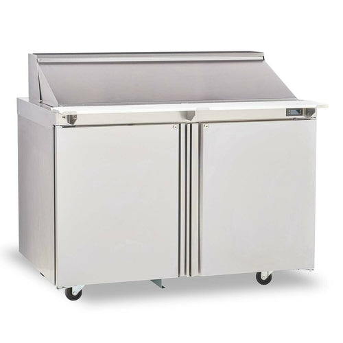 Delfield 4448NP-18M 48" Mega Top Sandwich/Salad Prep Table w/ Refrigerated Base, 115v-cityfoodequipment.com