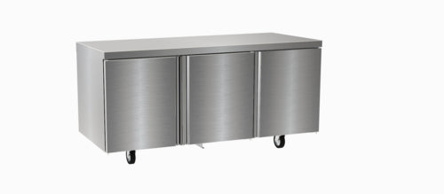 Delfield 4472NP 72"W Undercounter Refrigerator w/ (3) Sections & (3) Doors, 115v-cityfoodequipment.com