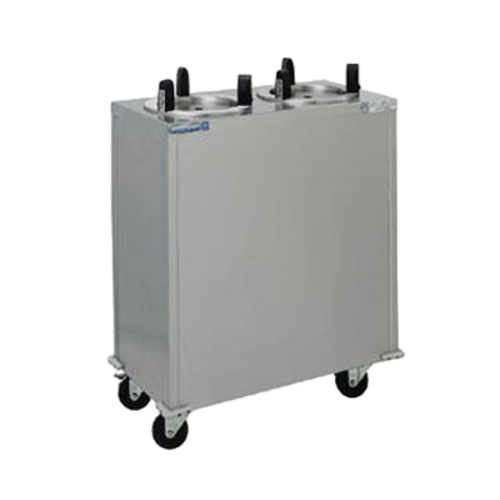 Delfield CAB2-1450 42" Mobile Dish Dispenser W/ (2) Columns, Stainless-cityfoodequipment.com