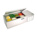 Delfield CTP 8160-NBP 60" Countertop Refrigerated Prep Rail - Hinged Lid-cityfoodequipment.com