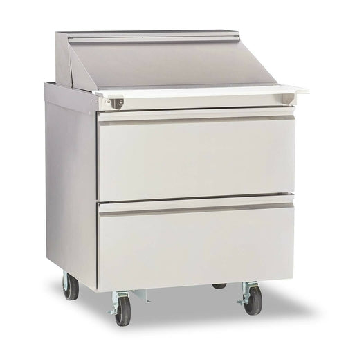 Delfield D4432NP-12M 32" Mega Top Sandwich/Salad Prep Table w/ Refrigerated Base, 115v-cityfoodequipment.com