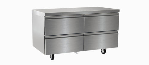 Delfield D4460NP 60"W Undercounter Refrigerator w/ (2) Sections & (4) Drawers, 115v-cityfoodequipment.com