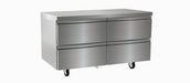 Delfield D4560NP 60"W Undercounter Freezer w/ (2) Sections & (4) Drawers, 115v-cityfoodequipment.com