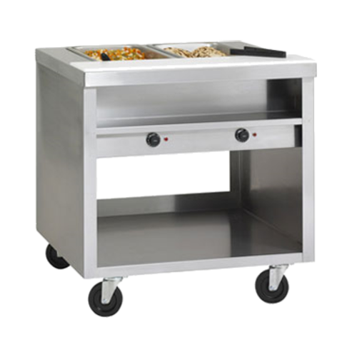 Delfield EHEI60C 60" Hot Food Table w/ (4) Wells & Cutting Board, 208v/1ph-cityfoodequipment.com