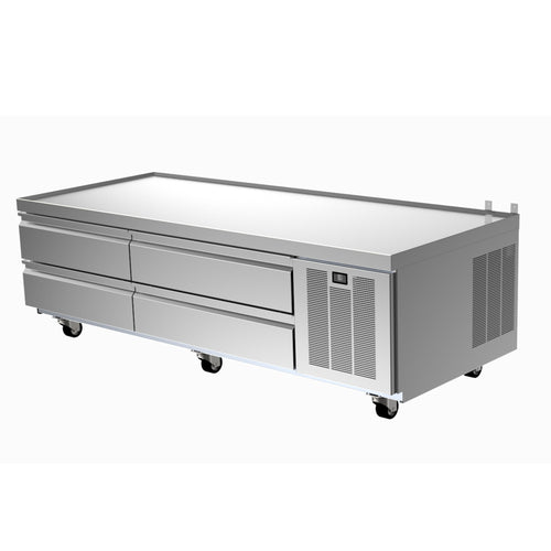 Delfield F2975CP 75 1/4" Chef Base w/ (4) Drawers - 115v-cityfoodequipment.com