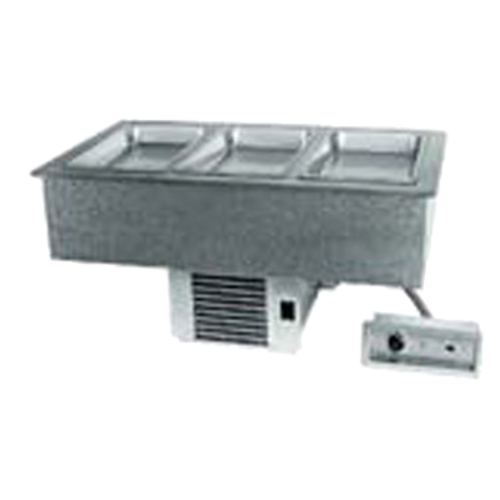 Delfield N8656P Drop-In Hot/cold Food Well W/ (4) Full Size Pan Capacity, 120-240v/1ph-cityfoodequipment.com